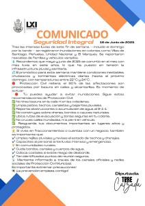 COMUNICADO DIP. TERE CALZADA